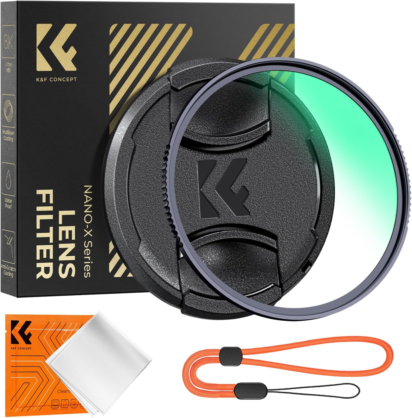 Nano-Xcel Series, MCUV 28 Multi-Layer, 1 Cleaning cloth, 1 Lens Cap Nano-Xcel Series, MCUV 28 Multi-Layer, 1 Cleaning cloth, 1 Lens Cap