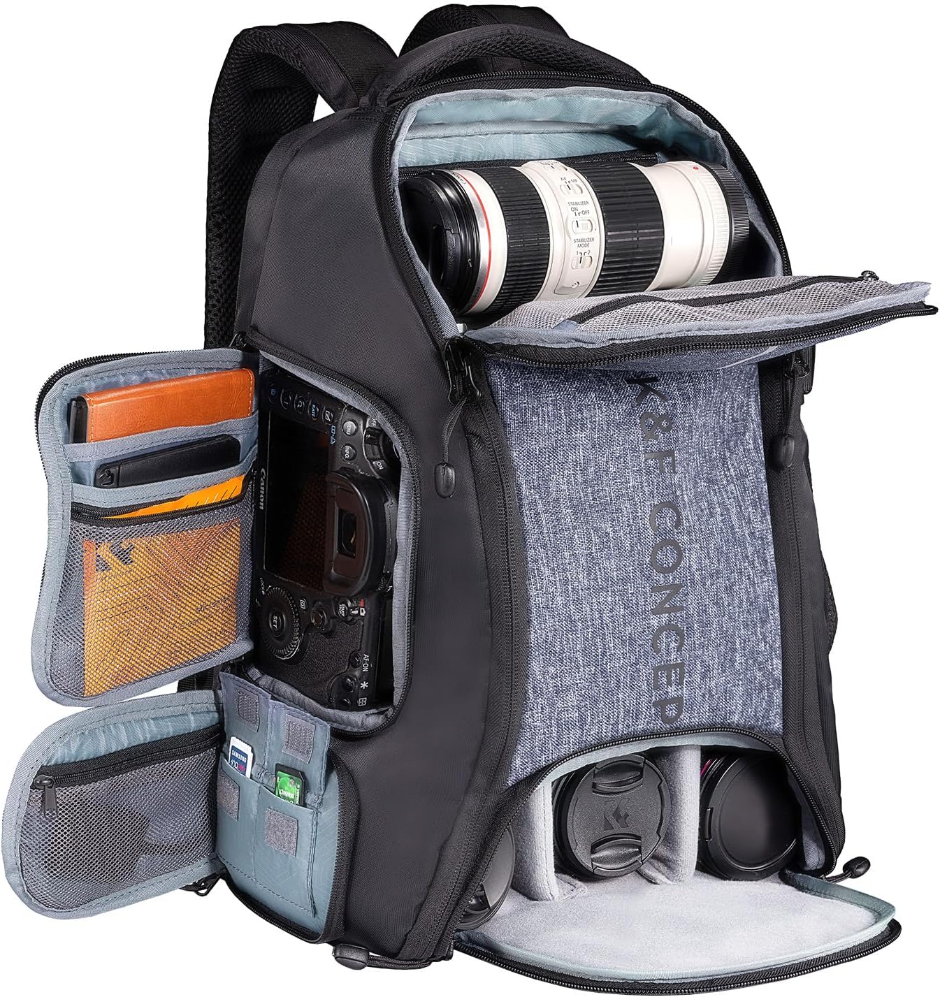 Camera Backpack 25L Nature Wander 08(Grey) Camera Backpack 25L Nature Wander 08(Grey)