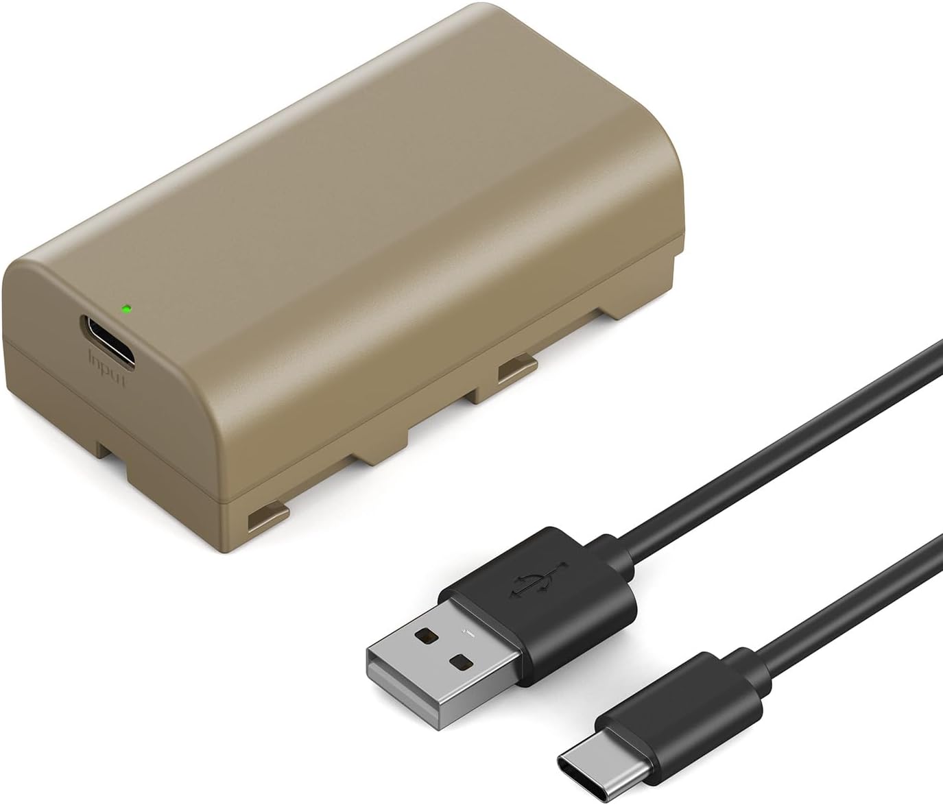 NP-F550 3500mAh Battery with Type C Direct Rechargeable Battery NP-F550 3500mAh Battery with Type C Direct Rechargeable Battery