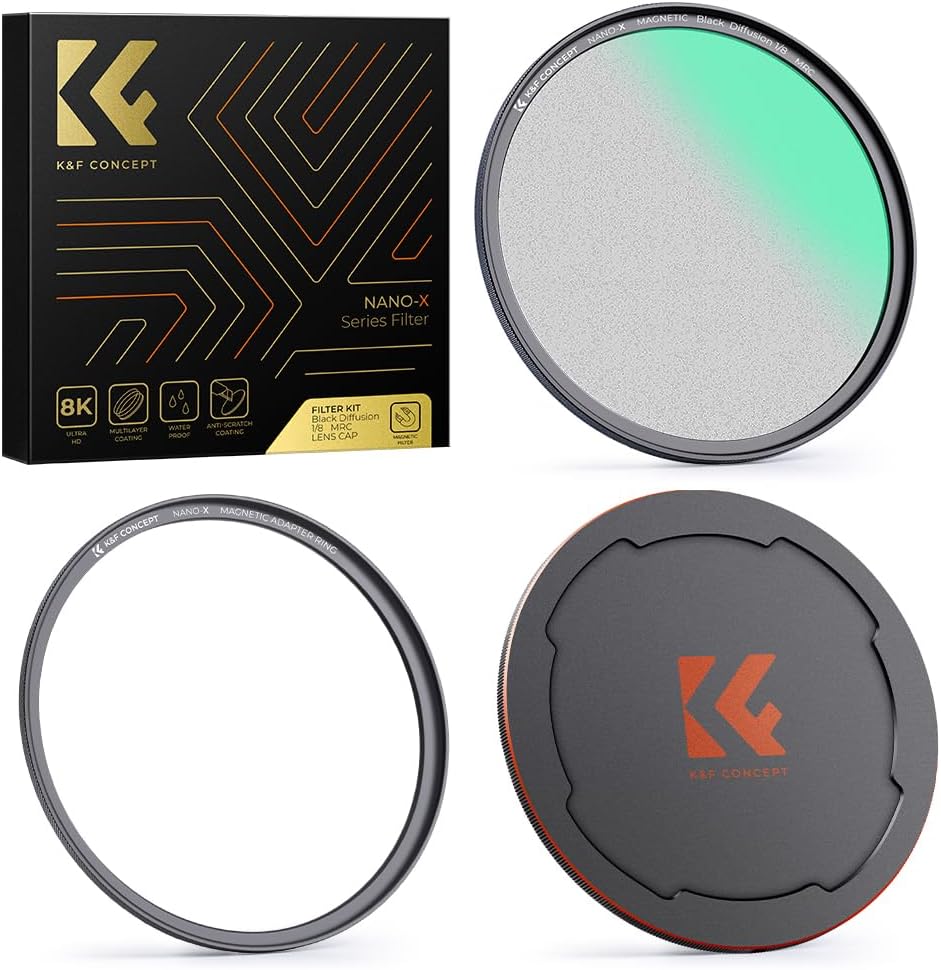Nano-Xcel Series, Black Mist 1/8+Adapter ring+Lens Cap 28 Multi-Layer Nano-Xcel Series, Black Mist 1/8+Adapter ring+Lens Cap 28 Multi-Layer