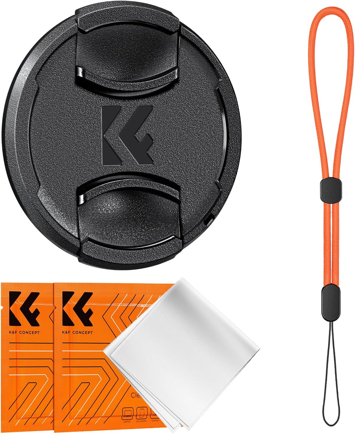 4-in-1 Center Pinch Lens Cover + Anti-Loss Keeper Leash + Microfiber Cleaning Cloth Kits 4-in-1 Center Pinch Lens Cover + Anti-Loss Keeper Leash + Microfiber Cleaning Cloth Kits